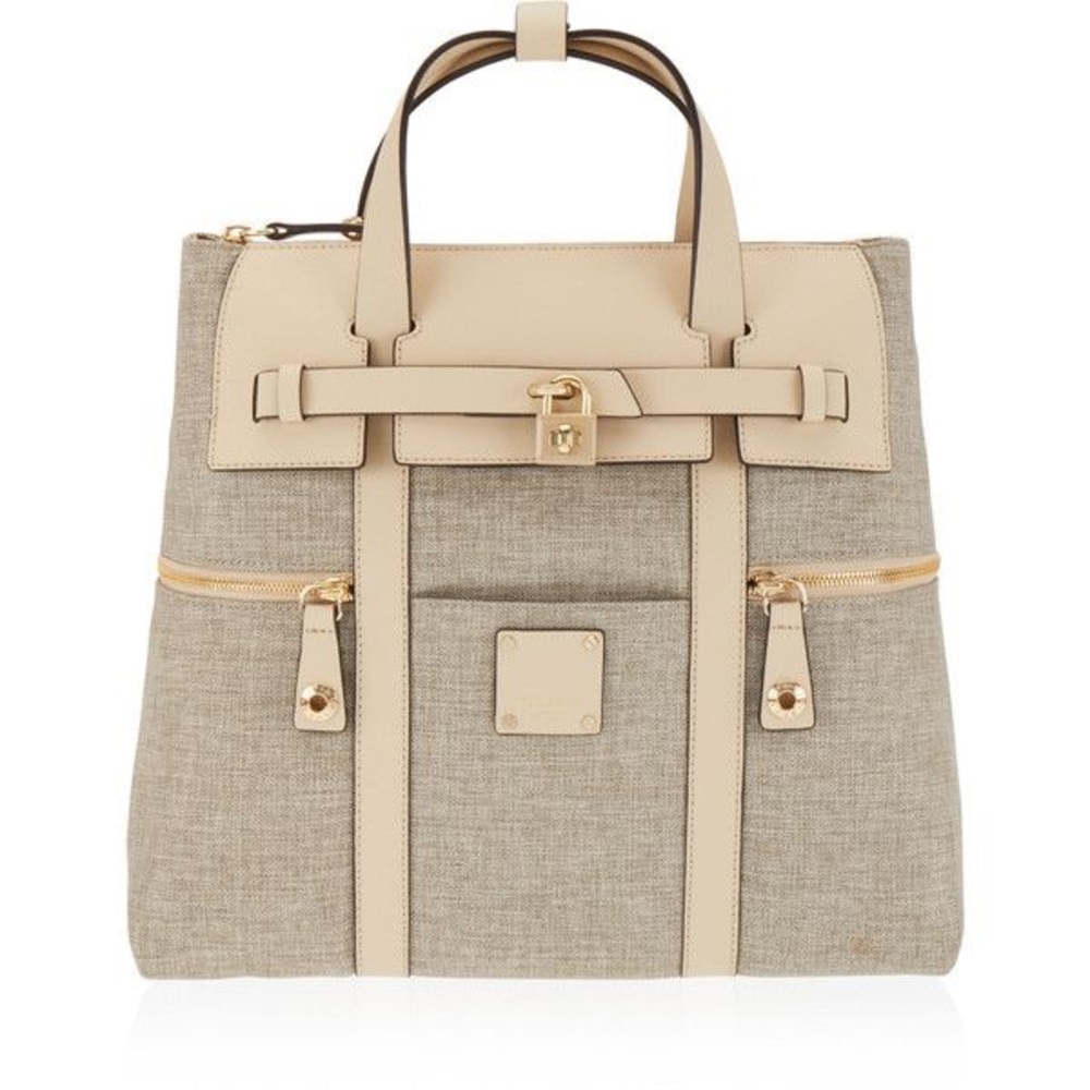 HENRI BENDEL canvas jetsetter convertible backpack